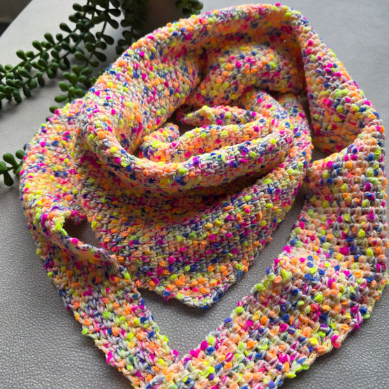 

Candy Moss Stitch - Scarf
1