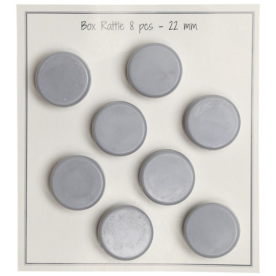 Rasseln - Kleine Döschen - Grau - Go Handmade