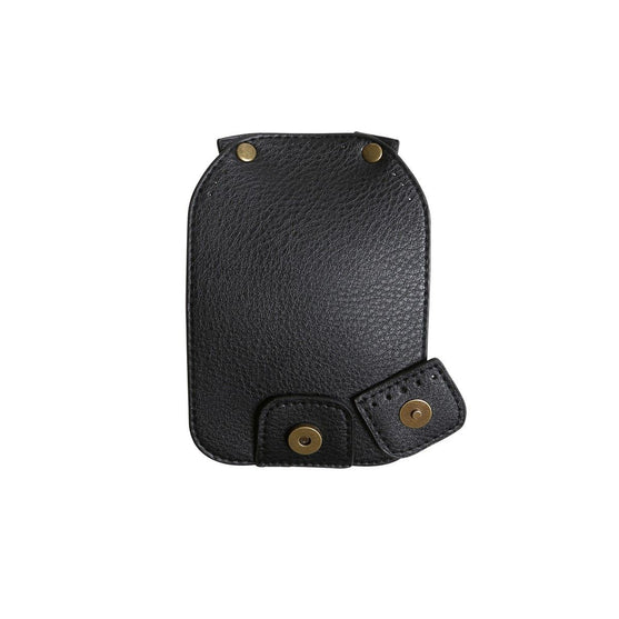 

Bag Flap w/Magnetic Button - Black/Bronze - Go Handmade
4