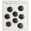 

Boutons en bois - UFO - Foncés - 8 pièces - Go Handmade
1