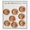 

Boutons en bois - Handmade with Love - 18 mm - Go Handmade
2