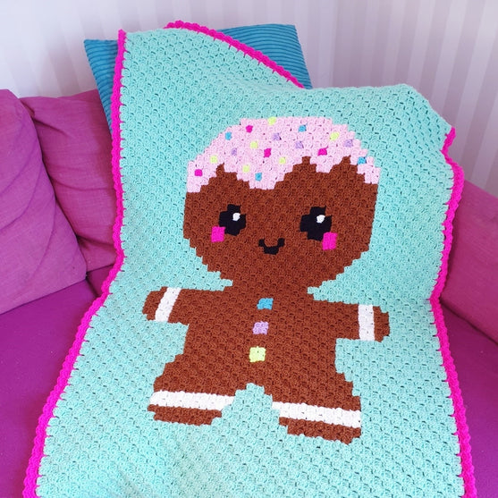

Kawaii Gingerbread Man - Blanket
1