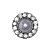 

Pearl Buttons w. Stones - Black - Multiple Sizes - Go Handmade
2