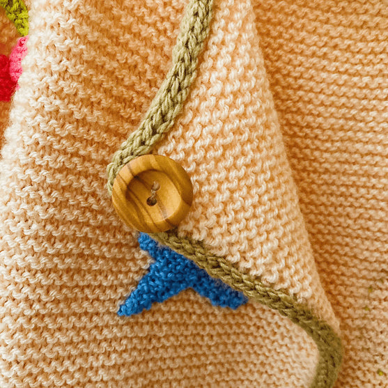 

Applique Jacket - Children’s Cardigan
4