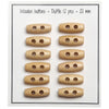 

Oblong Wooden Buttons Mini - 20 mm - Go Handmade
4