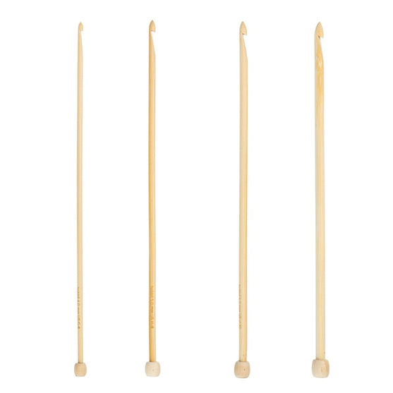 

Bamboe Tunische Haaknaaldenset - 25 cm - Hobbii
1