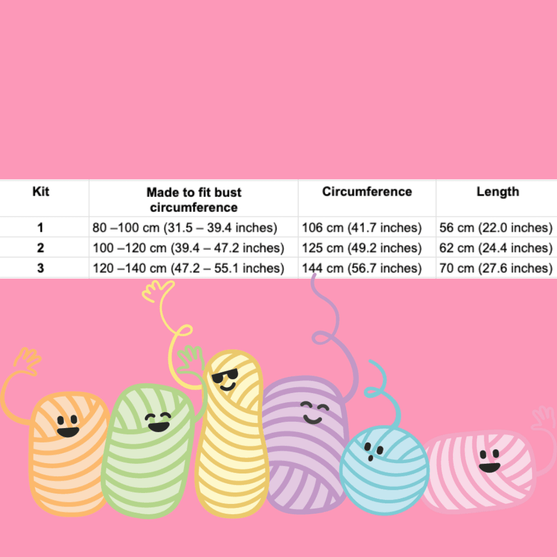 

#EasySummerCardiKAL: Mystery knit-along kit - Friends
5