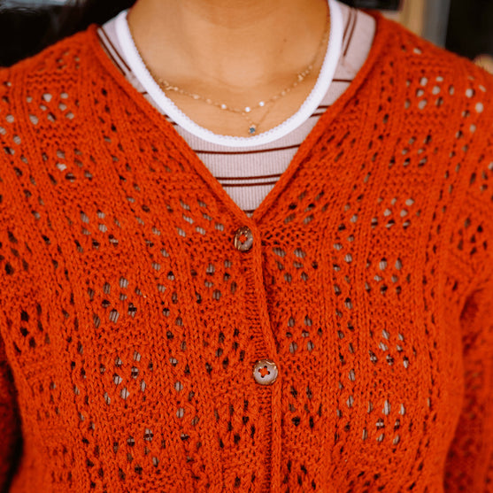

Timanfaya - Lace Cardigan
2