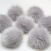 

Pom Pom w/button - Gray - Large - Go Handmade
2
