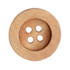 

Wooden Buttons - Round Groove - Bright - Go Handmade
3