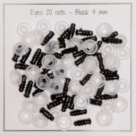 Yeux de sécurité - 4 mm - Go Handmade