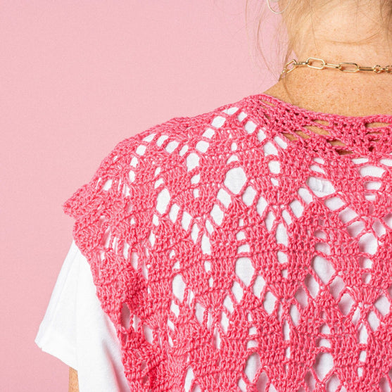 

Leaf Me On - Gilet - Pink Collection
5