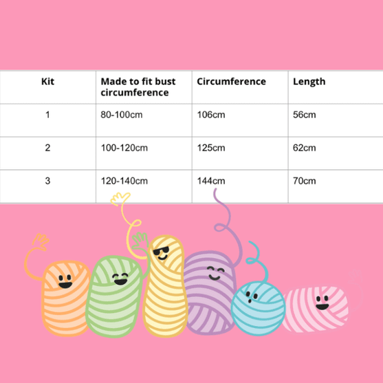 

#EasySummerCardiKAL: Mystery knit-along kit - Friends
5