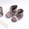 

Chaussons feutrés - Tricotés
2