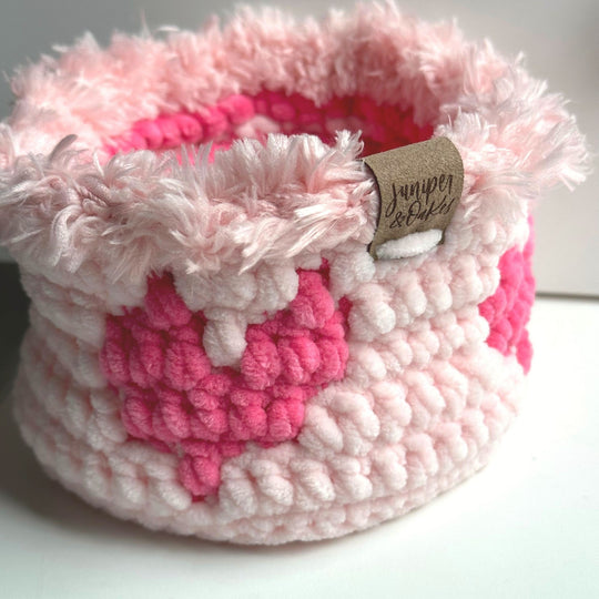 Mosaic Hearts - Basket