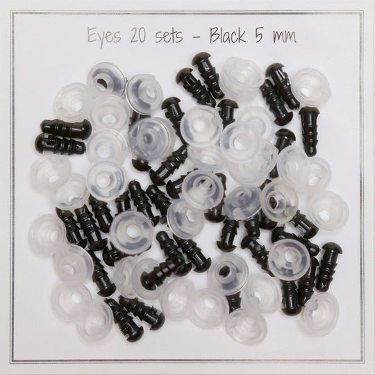 Yeux de sécurité - 5 mm - Go Handmade