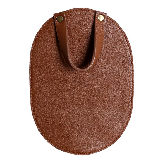 

Bag Flap for Metal Lock - Brown/Bronze - Go Handmade
4