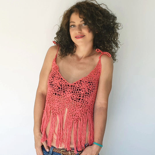 Bloom Fringe Top