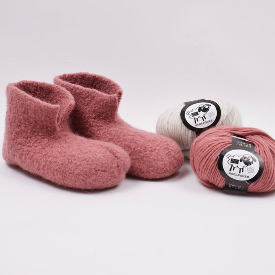 

Chaussons feutrés - Tricotés
1