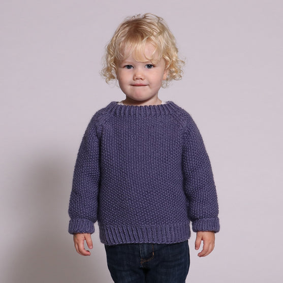 

Alex Sweater in Seed Stitch
4