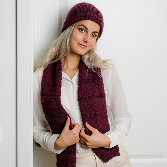 Estense Bonnet et écharpe