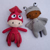 

Squid and Stingray Friends
2