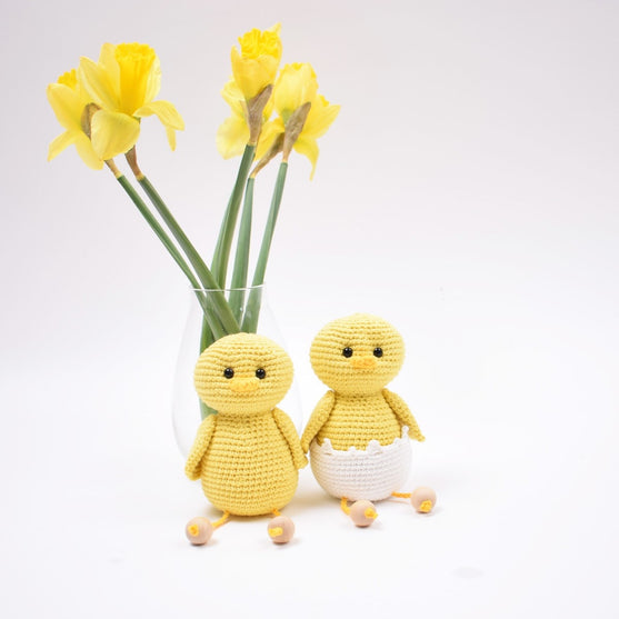 

Paaskuikens met eierschaal - Groot
1