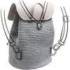 

Bag Flap w/Magnetic Button - Black/Silver - Go Handmade
8