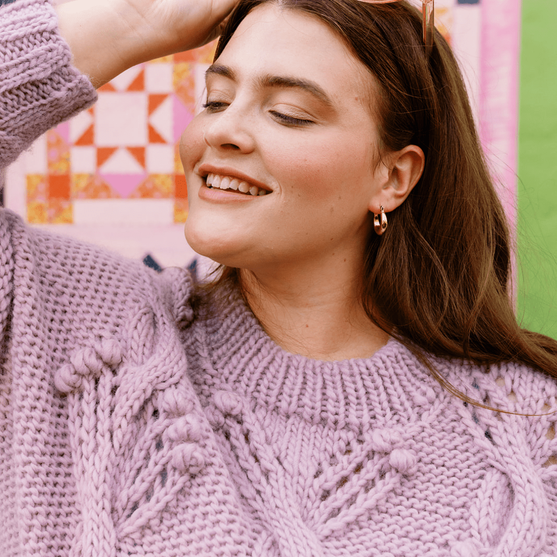 

Apotheosis - Cable and Bobble Pullover
7
