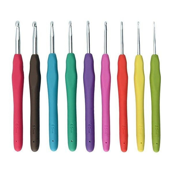 

Easy Touch Crochet Hook Set - 9 sizes - Hobbii
1
