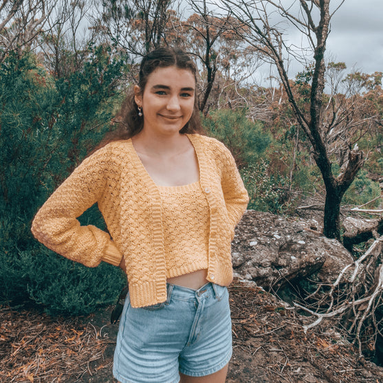 

Conch - Cardigan and Top
9