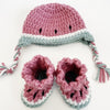 

Wintermelons - Baby Beanie and Booties
1