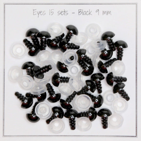 Yeux de sécurité - 9 mm - Go Handmade