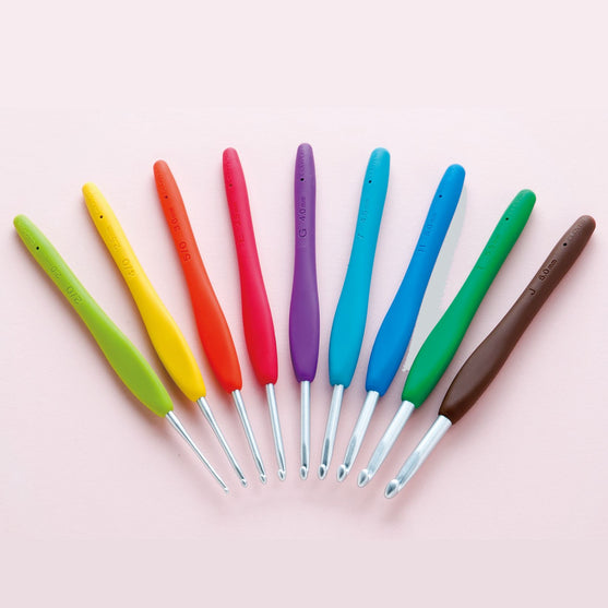 

Amour Crochet Hook Set - 9 sizes - Clover
1
