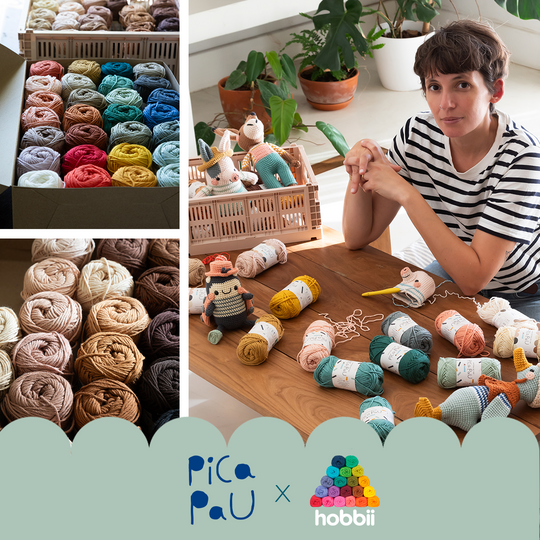 PICA PAU X HOBBII - Cotton 8/7 & Nude Cotton 8/7🧶