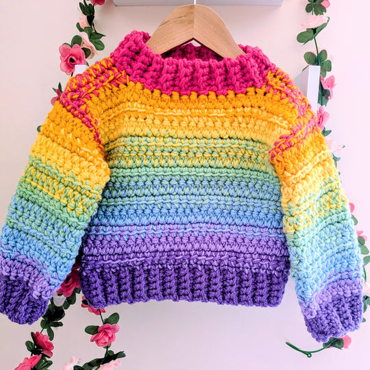 Cosy Rainbow Jumper - Pull Enfant