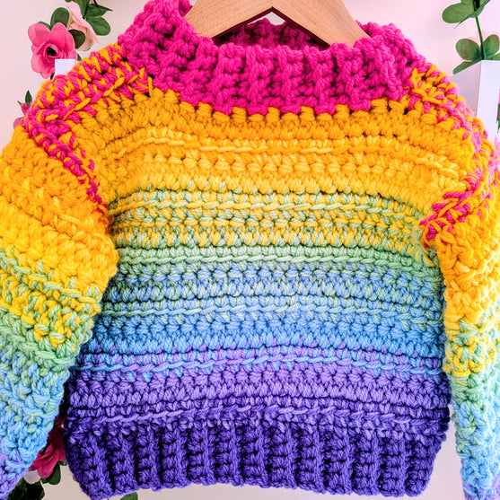 

Cosy Rainbow Jumper - Children’s Sweater
3