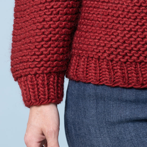 

Ditte - Garter stitch sweater
4