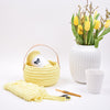 

Ribbon paasmand met lederen hengsel
2