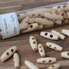 

Oblong Wooden Buttons - 35 mm (1.4 inches) - Go Handmade
6