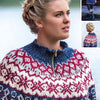 

92067 - Trines mønsterstrikkede sportsbluse
1
