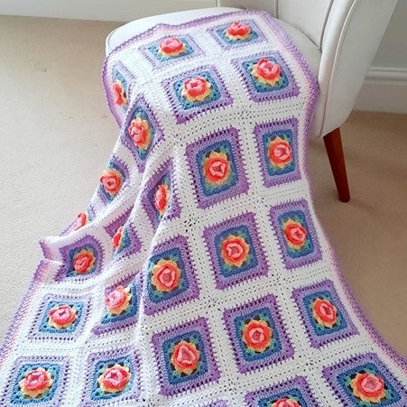 Rainbow Rose - Blanket
