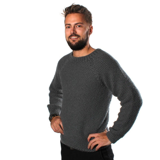 Asger Sweater in Seed Stitch