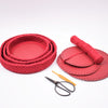 

Decoration trays with round leather base - Christmas
8