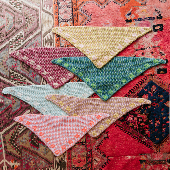 

Pressed Flowers Kerchief - Mozaïek Bandana
2