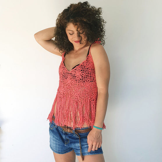 

Bloom Fringe Top
3