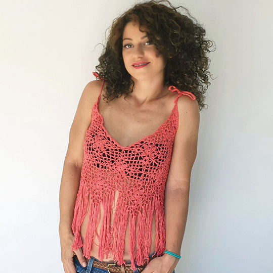 Bloom Fringe Top