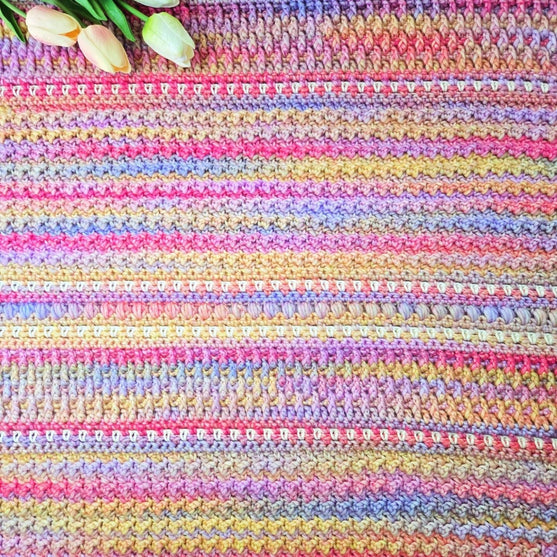 

Blush Horizon - Throw Blanket
2