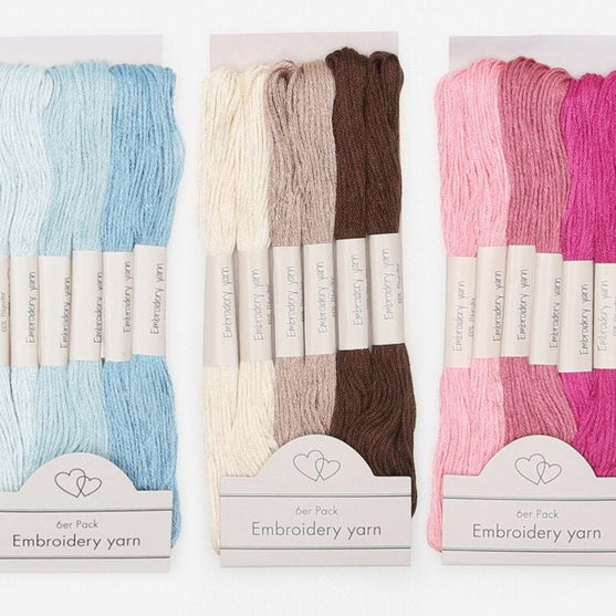 

Embroidery Yarns 6-pack - Go Handmade
1