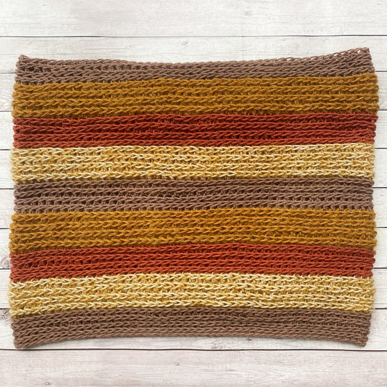 

Faux Knit - Crochet Cowl
2